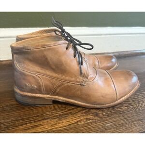 BED STU Boots Mens 10.5 Brown Leather Ankle Cobbler Series Chukka Shoes